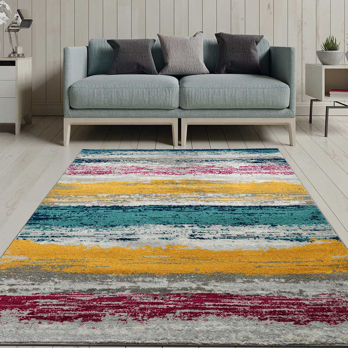 Alfombra  Modalfo Florida Rosado 160 x 210 cm