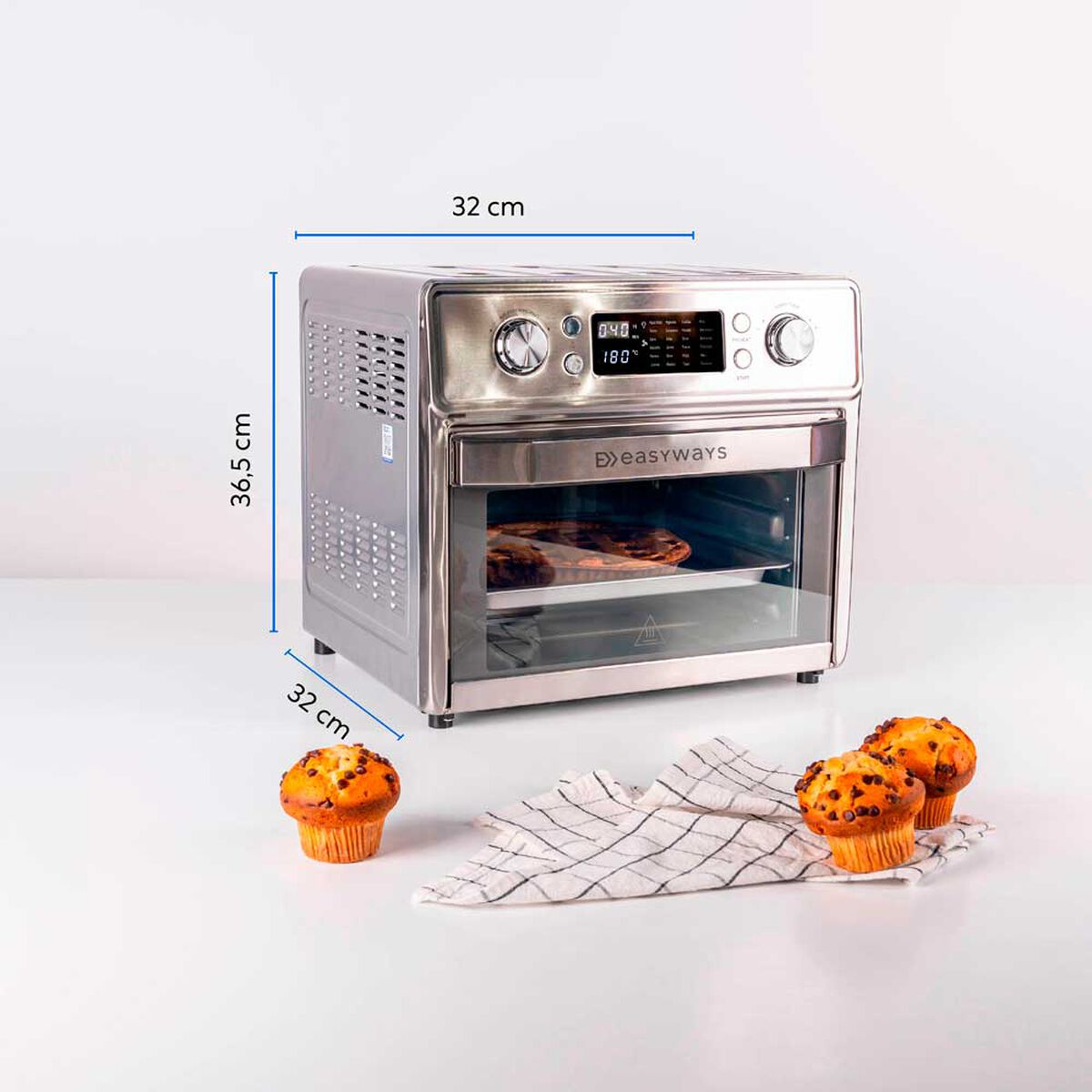 Freidora de Aire  Easyways Horno air fryer 20 lts.