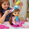 Muñeca Baby Alive Día Spa Sirena Cabello Castaña