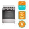 Cocina a Gas Mademsa FM6LSC 6 platos Inox