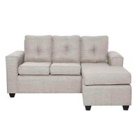 Sofá Seccional Black Factory Ranger 4 Cuerpos Crudo