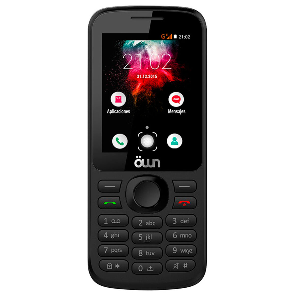 Celular Own F1313 2,4'' Negro  Negro Entel