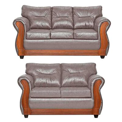 Juego de Living Black Factory Toronto 5 Cuerpos Crema