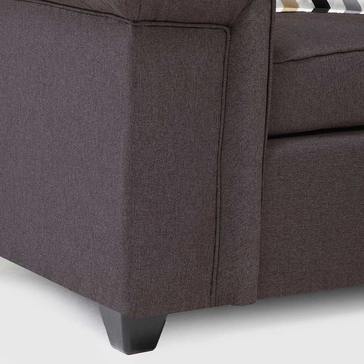 Sof&aacute; Seccional Mons Sicilia 5 Cuerpos Chocolate