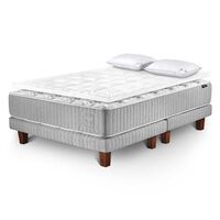 Juegos de Dormitorio Cama Europea Cannon Hybrid Cotton Súper King + 2 Almohadas + 1 Topper