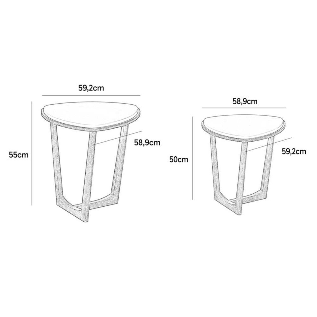 Mesa Lateral Amuv Duo Amana