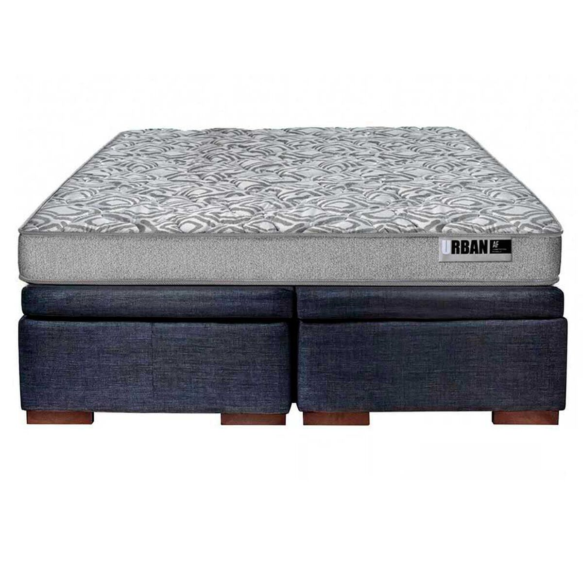 Cama Europea Boxet Latam Home Base Dividida 2 Plazas Zen Best