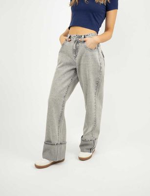 Imagen 1 del producto Jeans Mujer Icono Gris, Negro, Raw