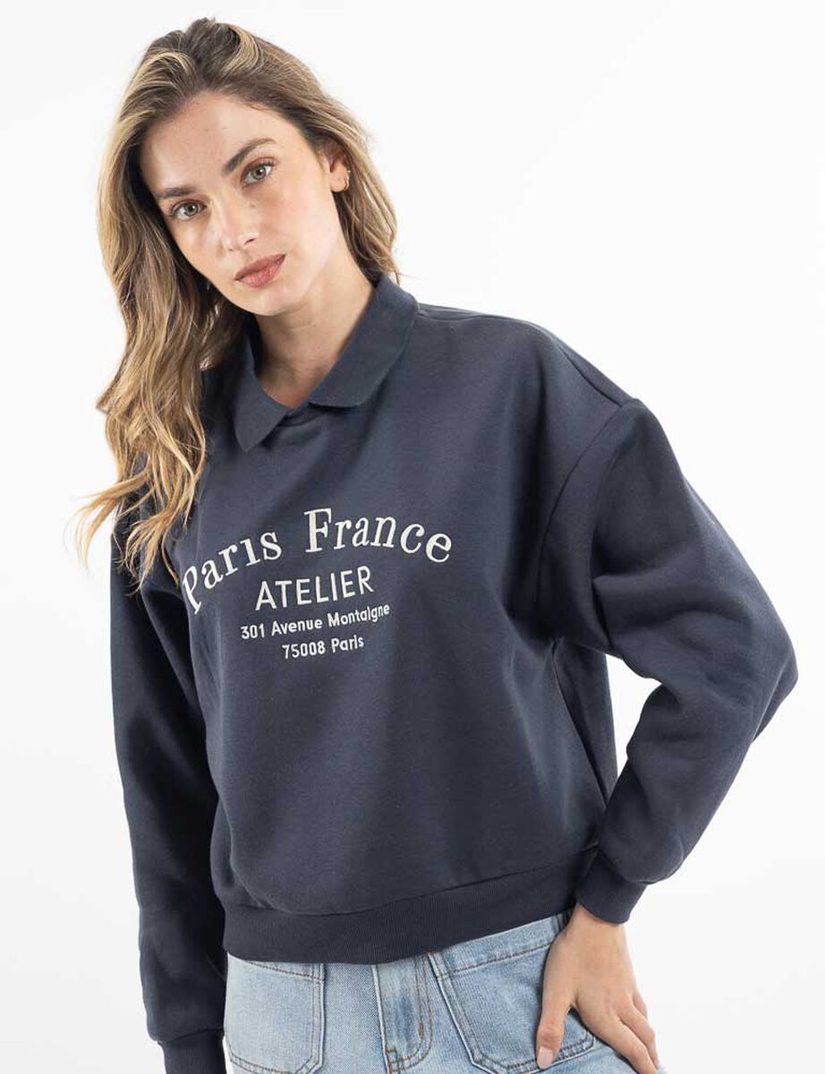 Poler&oacute;n Con Estampado Mujer Zibel