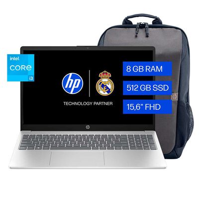 Notebook HP 15-fd0010la Intel Core i3 8GB 512GB 15,6""