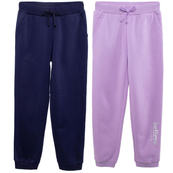 Pack 2 Pantalón Buzo Niña de Algodón Chess