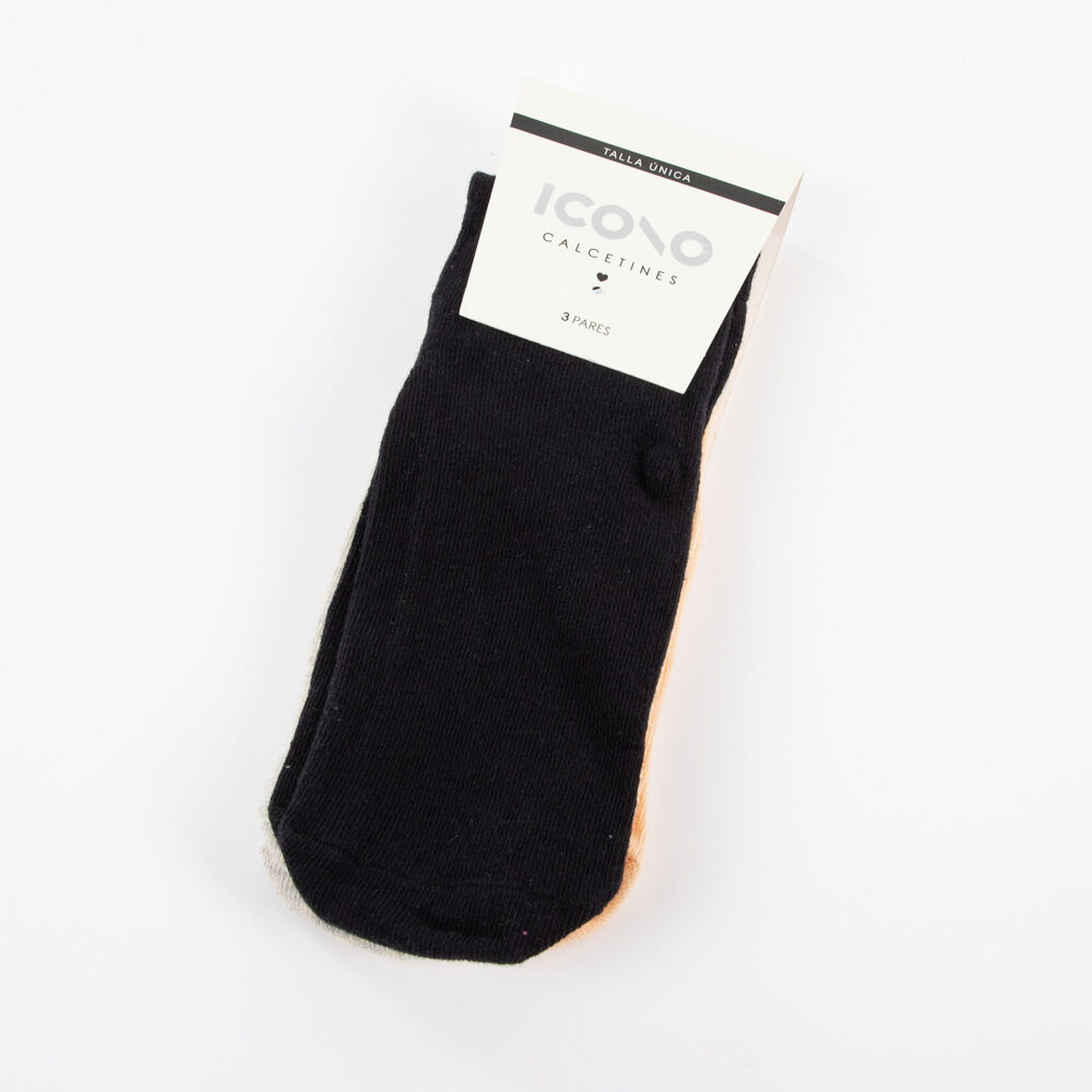 Pack 3 Calcetines Corto Icono
