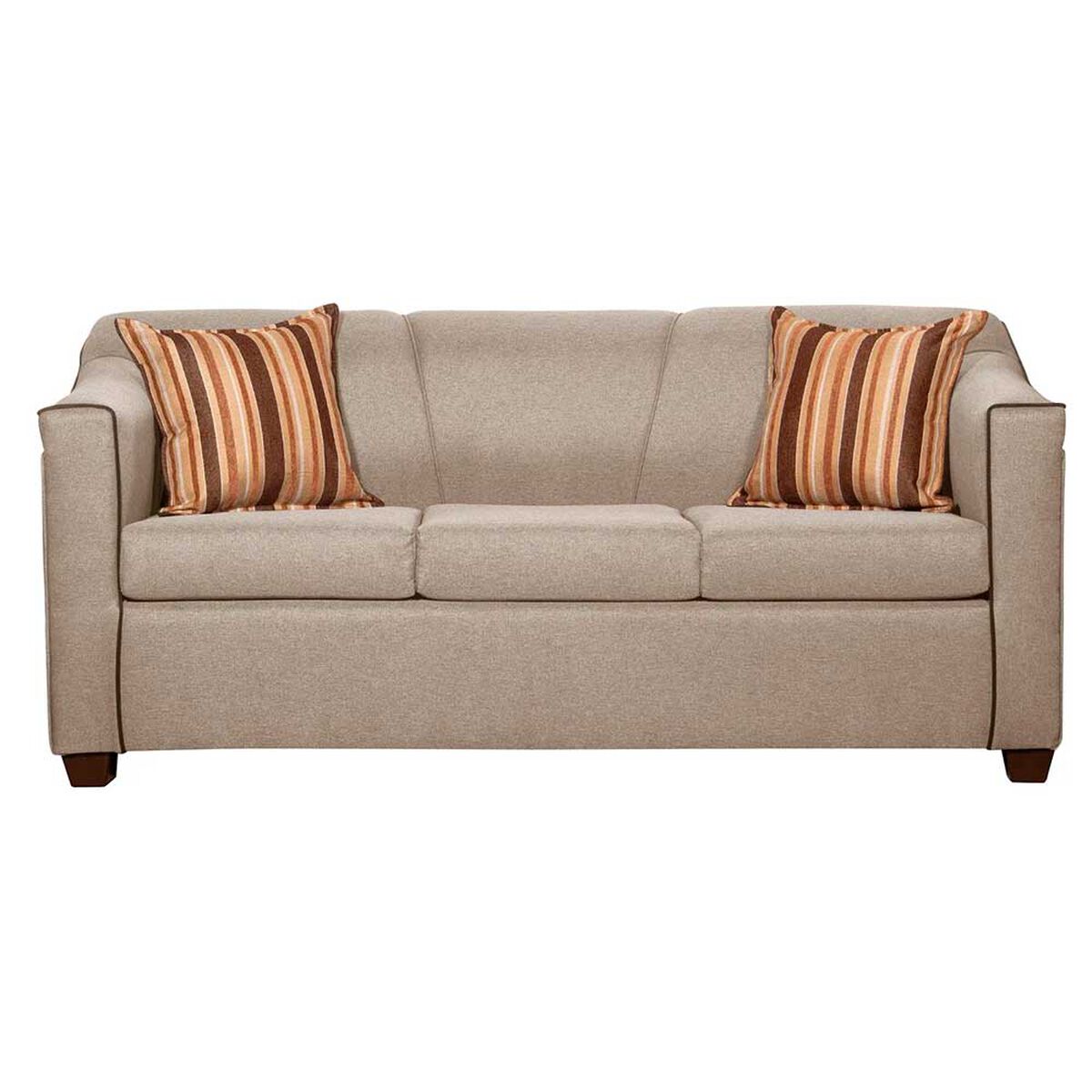 Juego de Living Ruzam Mobel Venecia  Sofá 3 Cuerpos + Dos Sillones 1 Cuerpo Lino Beige