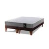 Cama Europea Latam Home Base Dividida 2 Plazas Zen Best Chocolate
