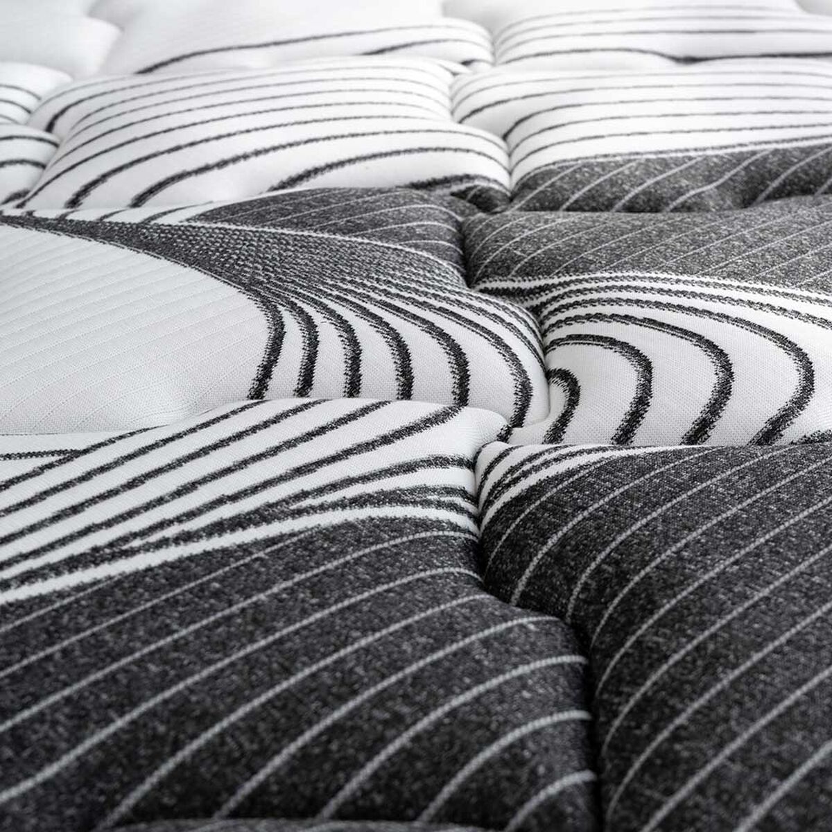 Cama Europea Celta 1,5 Plazas Pocket Black Signature