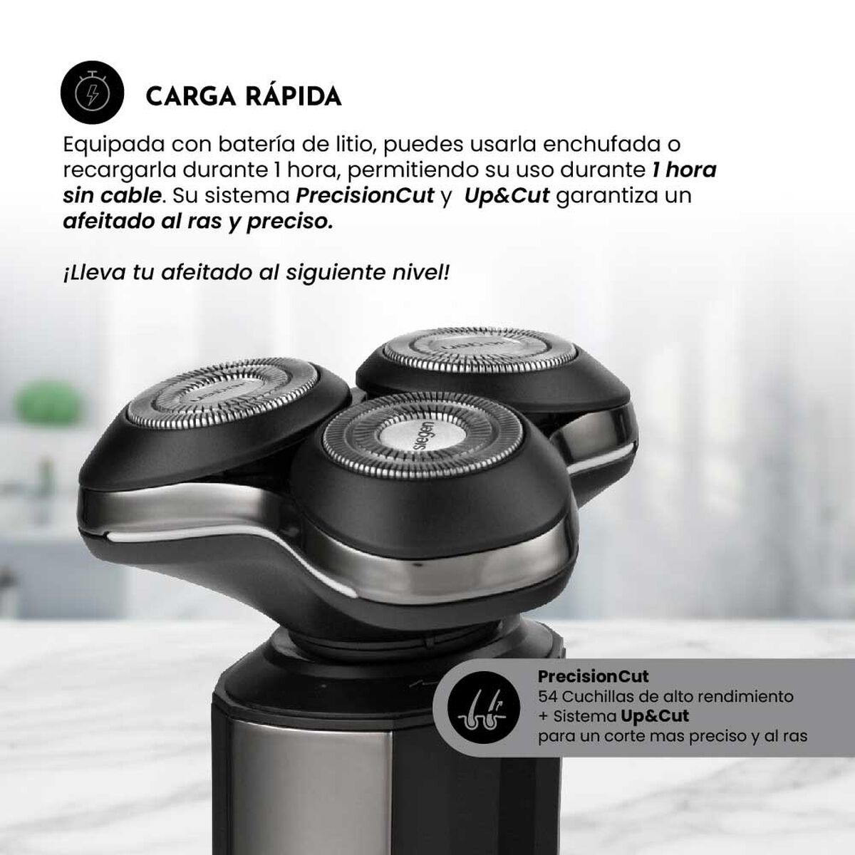 Afeitadora Siegen SG-7215 Trimmer 2 en 1