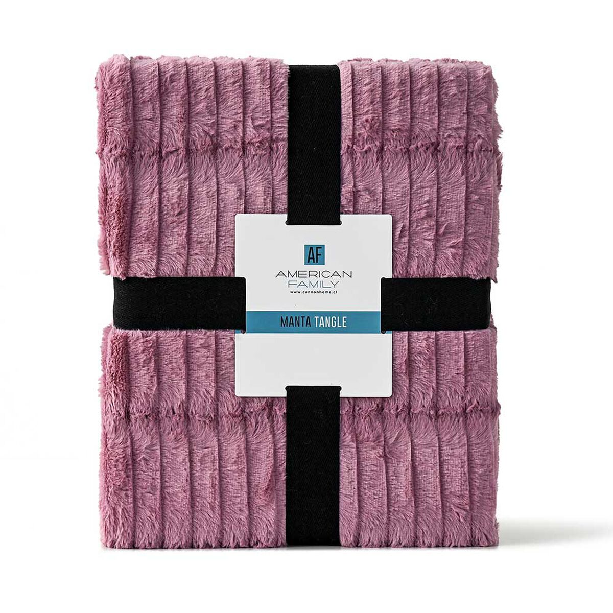 Manta American Family Piel Tangle Malva 127x152 cm