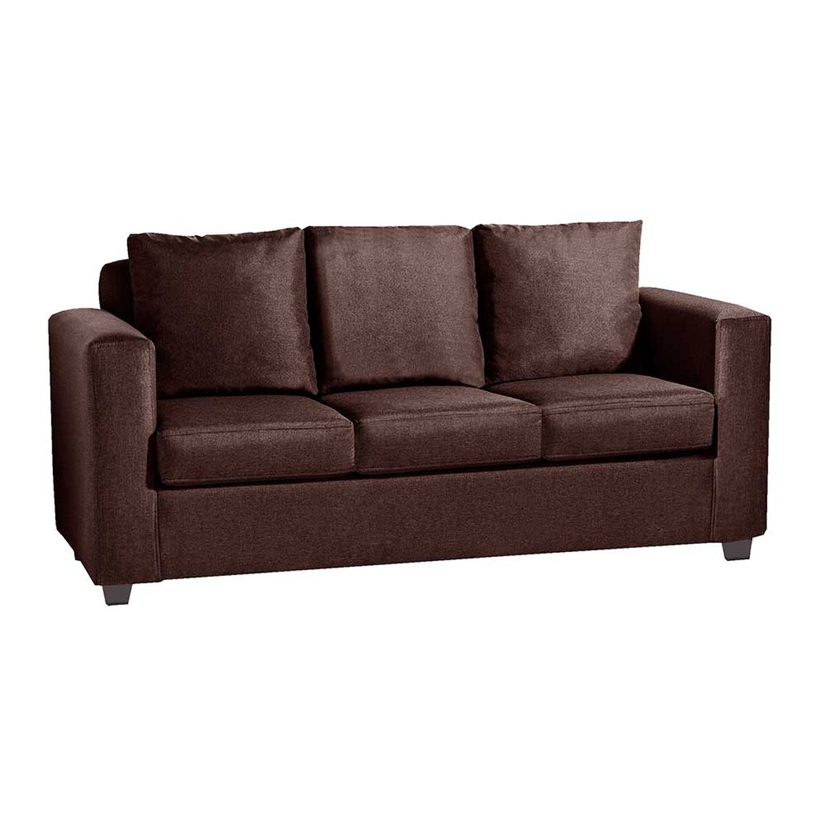 Sofá Deco Outlet Turín 3 Cuerpos Chocolate