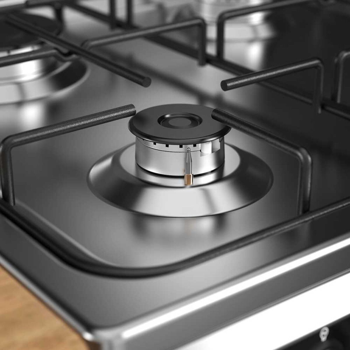 Cocina a Gas Midea MCG-4QSG20NSBK 4 Quemadores