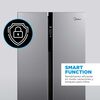 Midea Refrigerador Side by Side 527 lts MDRS710FGE50 176,5x89,5CM
