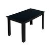 Juego de Comedor Vekkahome Lola Nelly 4 Sillas Negro