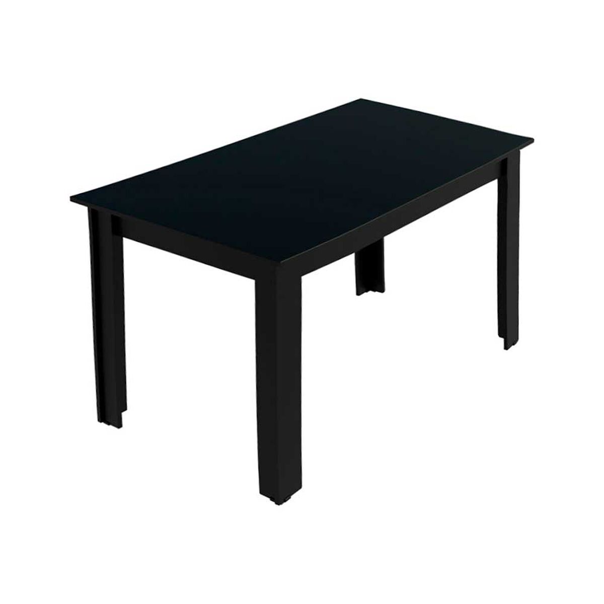 Juego de Comedor Vekkahome Lola Nelly 4 Sillas Negro