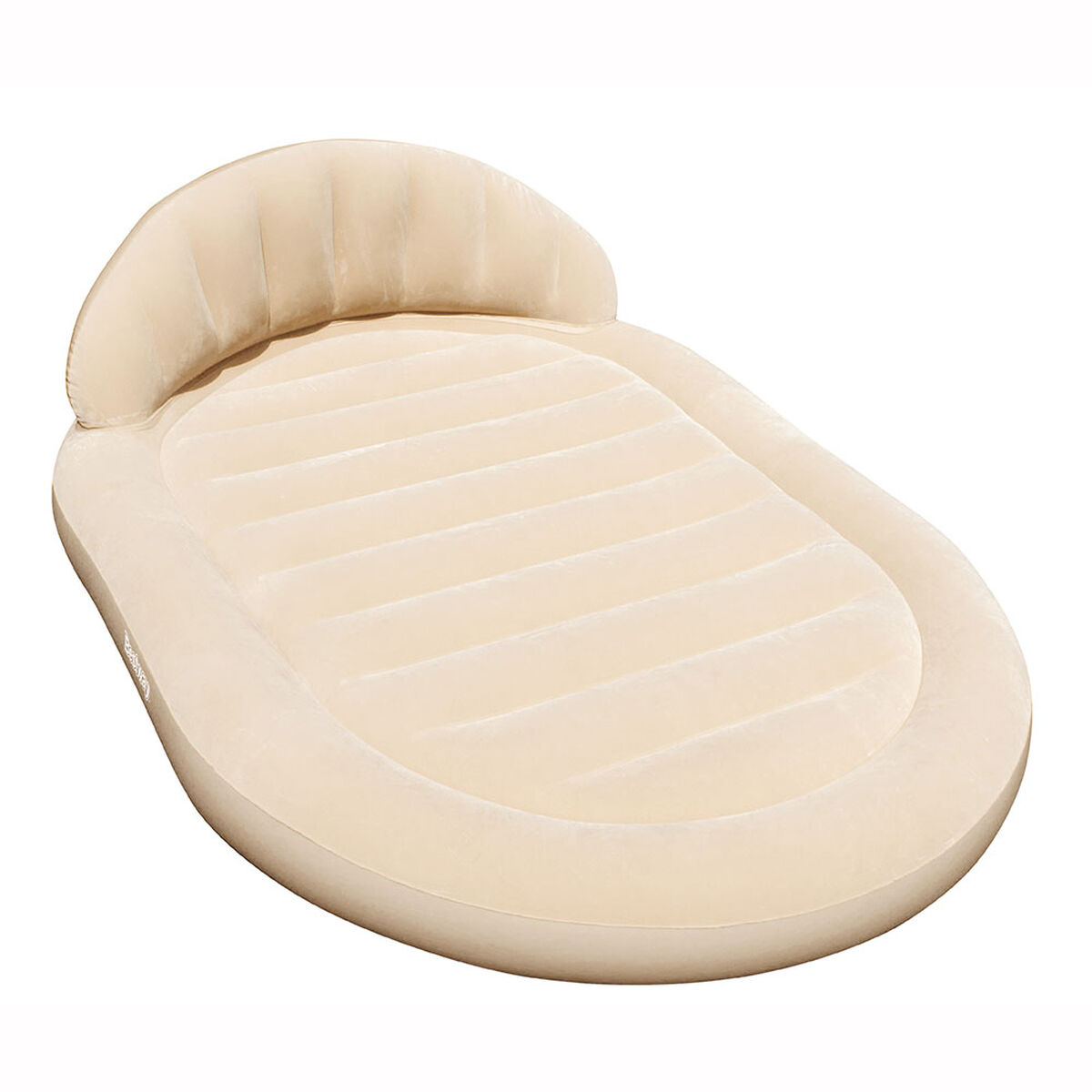 Colchon Inflable Bestway Con Respaldo Royal Round 1.5 Plaza