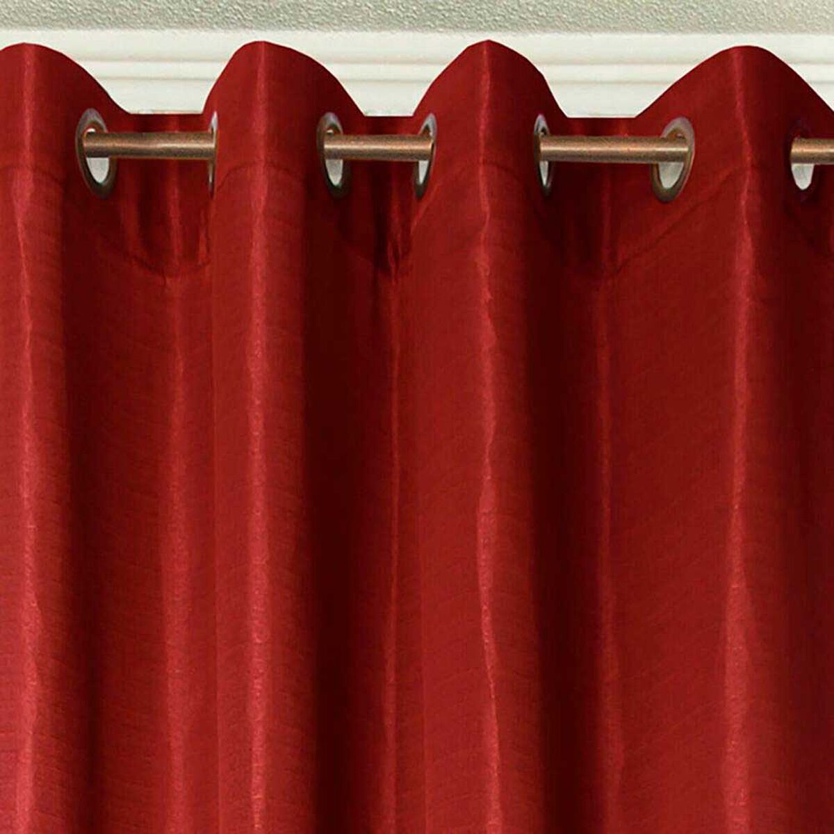 Combo Cortinas Doral Tabatha 220 x 140 cm Rojo