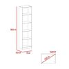 Estante 62 cm + Estante 45 cm TuHome Home Macadamia