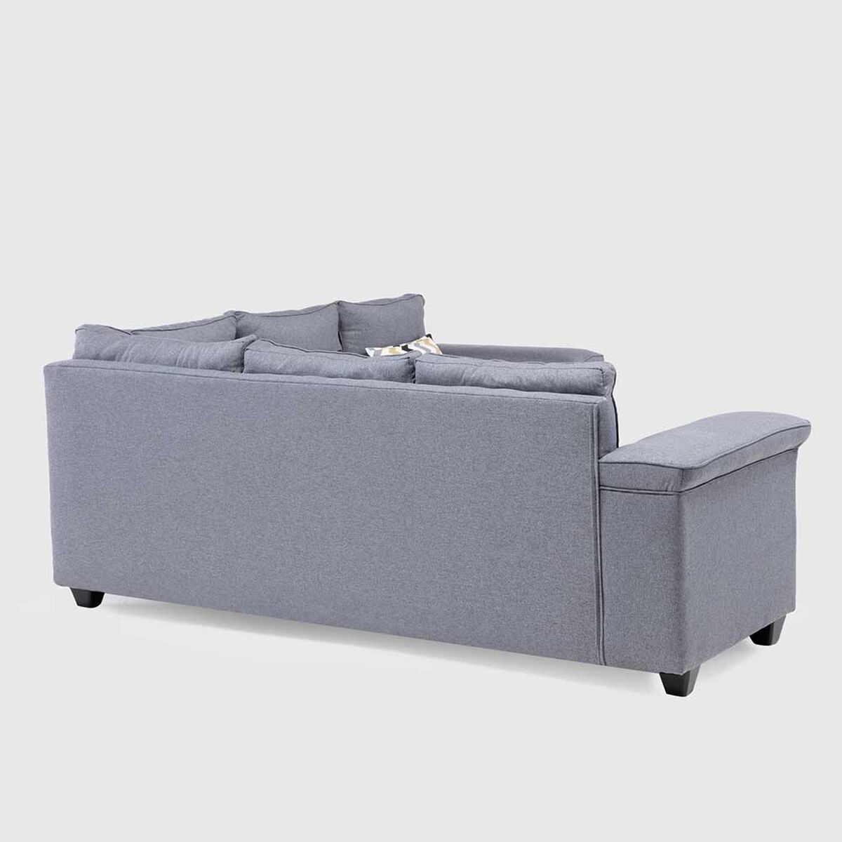 Sof&aacute; Seccional Mons Sicilia 5 Cuerpos Gris