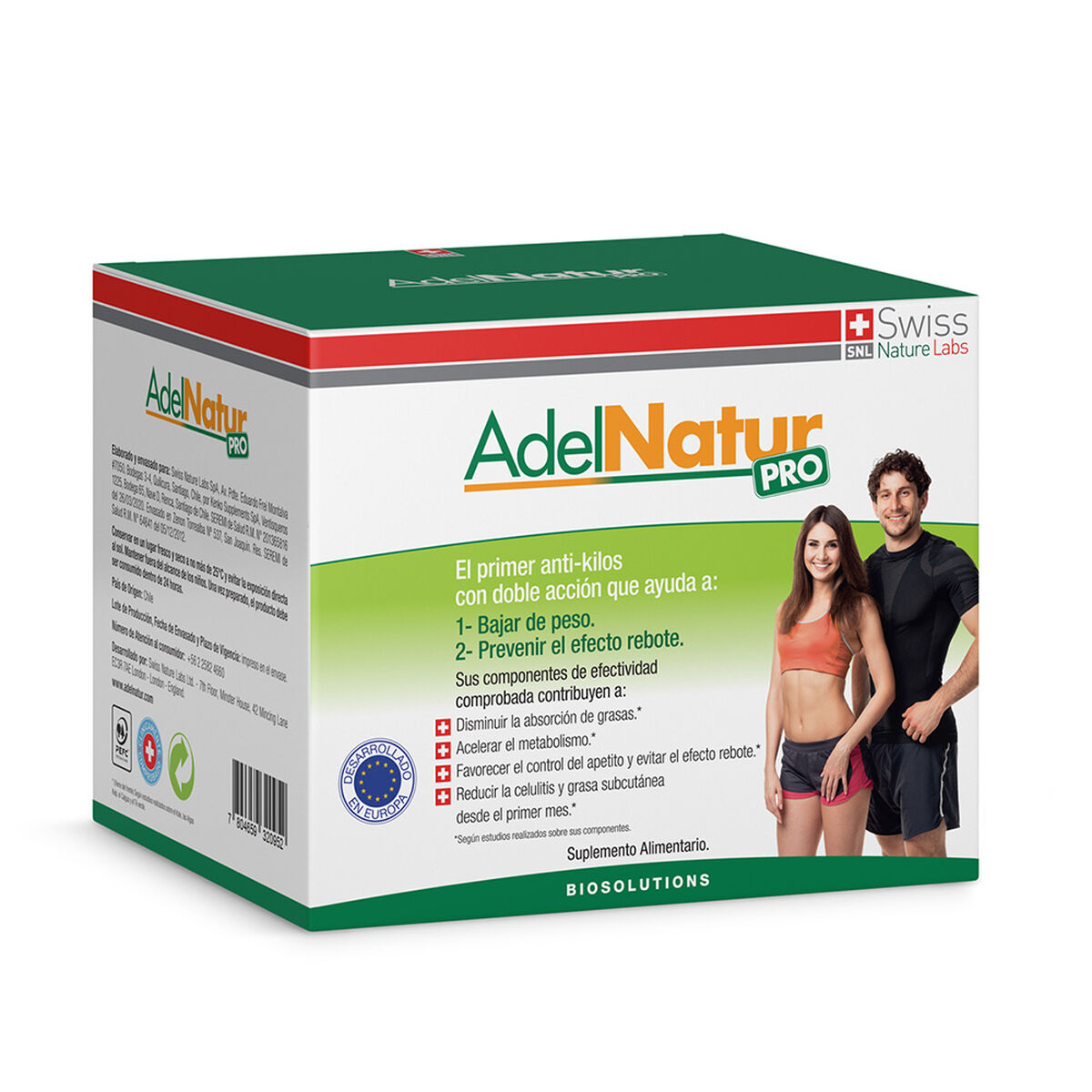 Tratamiento para Bajar de Peso Adelnatur Pro Formato Sachet 4 Mes