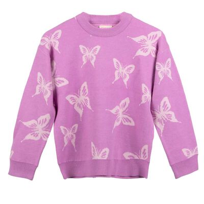 Sweater Tejido Niña Chess