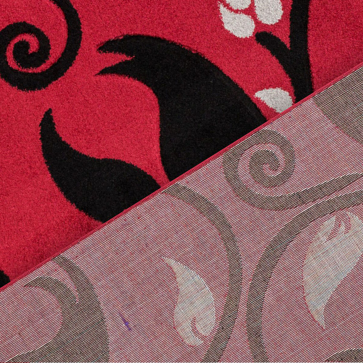 Alfombra Frize Carved D1 80X120 Cm Rojo