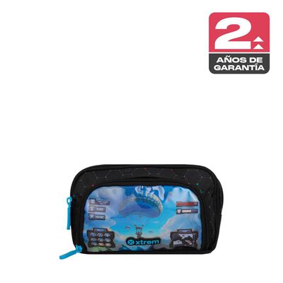 Estuche Xtrem Zip-Art 6XT Videojuego Negro