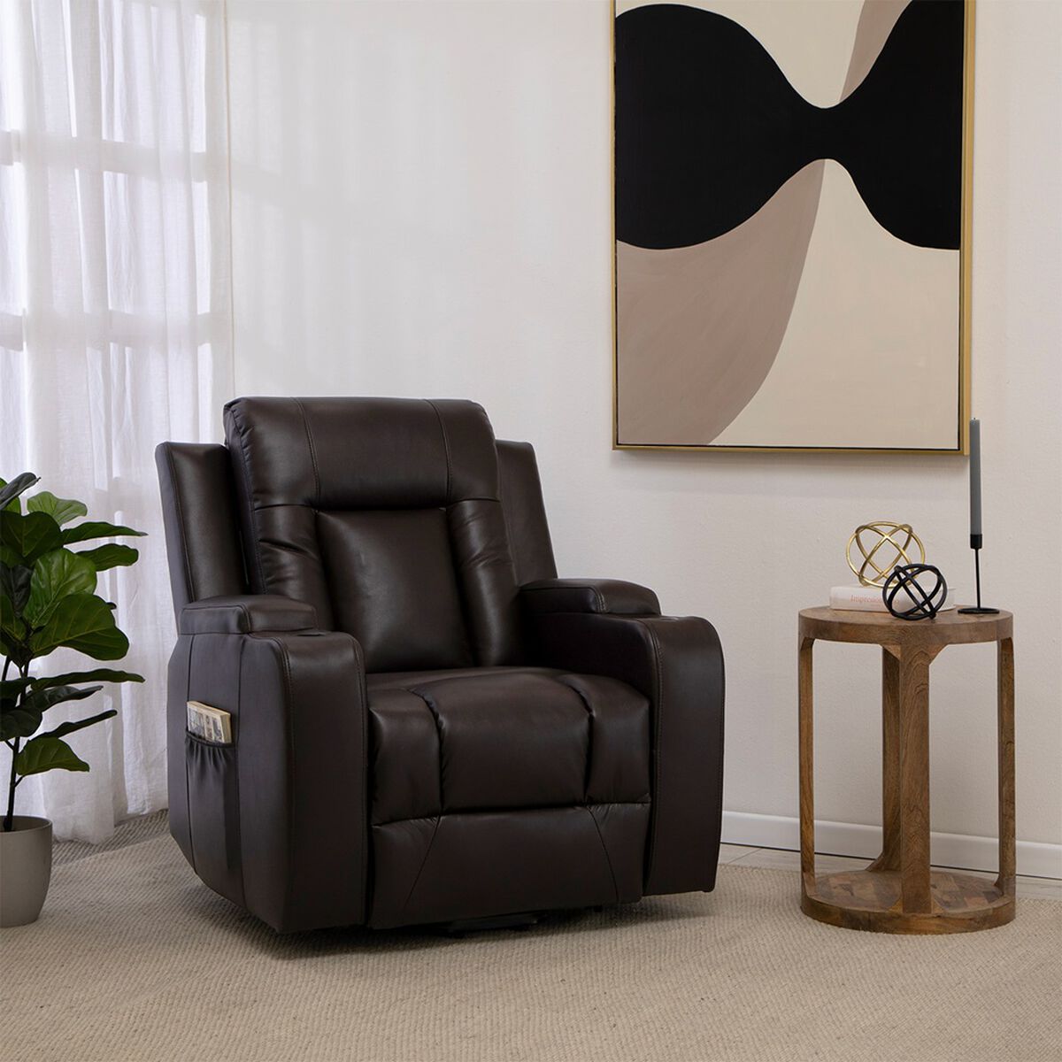 Bergere El&eacute;ctrico VYS SPA Stand Up Caf&eacute; oscuro