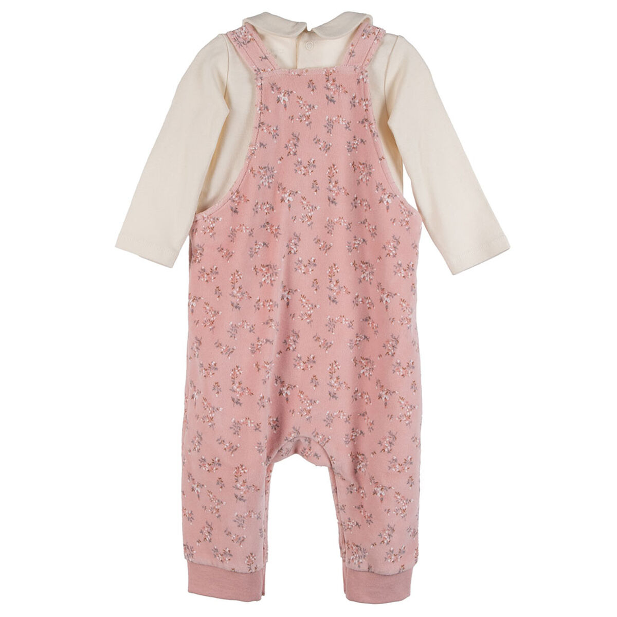 Conjunto Jardinera+Body de Algodón Chess Baby