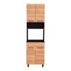 Mueble de Cocina TuHome Luna 4 Puertas Wengue Fresno Europeo