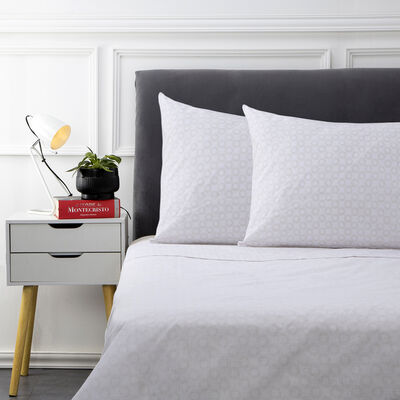 Imagen 1 del producto Juego de Sábanas Casanova 144 Hilos 1.5 Plazas Fred, Kaz, Lara, Leaves, Square