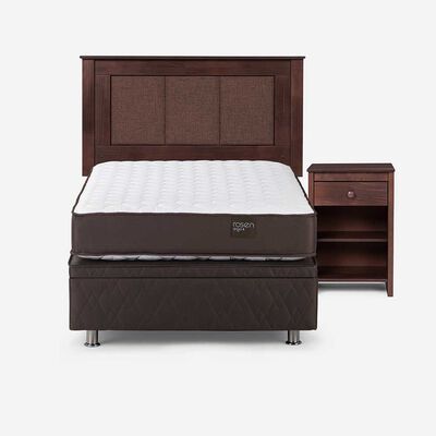 Imagen 1 del producto Boxet Rosen 1,5 Plazas Ergo T + Respaldo + Velador