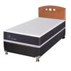 Box Spring CIC 1 Plaza New Ortopedic + Respaldo New Gales