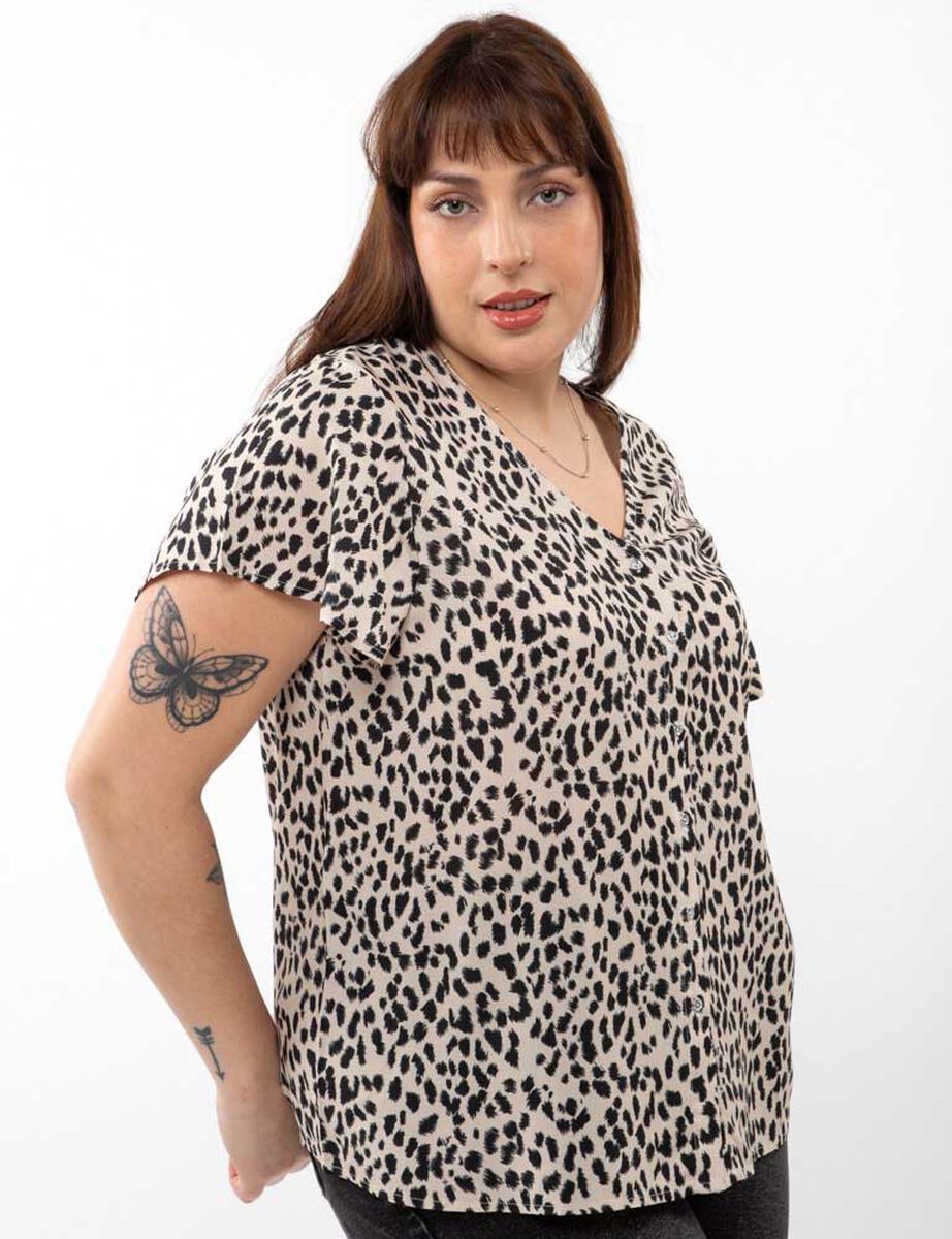 Blusa Manga Corta Mujer Extralindas