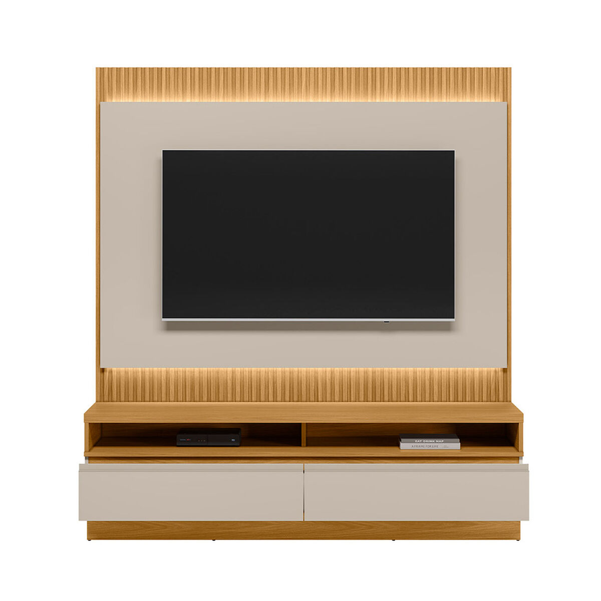 Home TV Di Poretti Design Sao Paulo Hasta 70" Caf&eacute; Claro