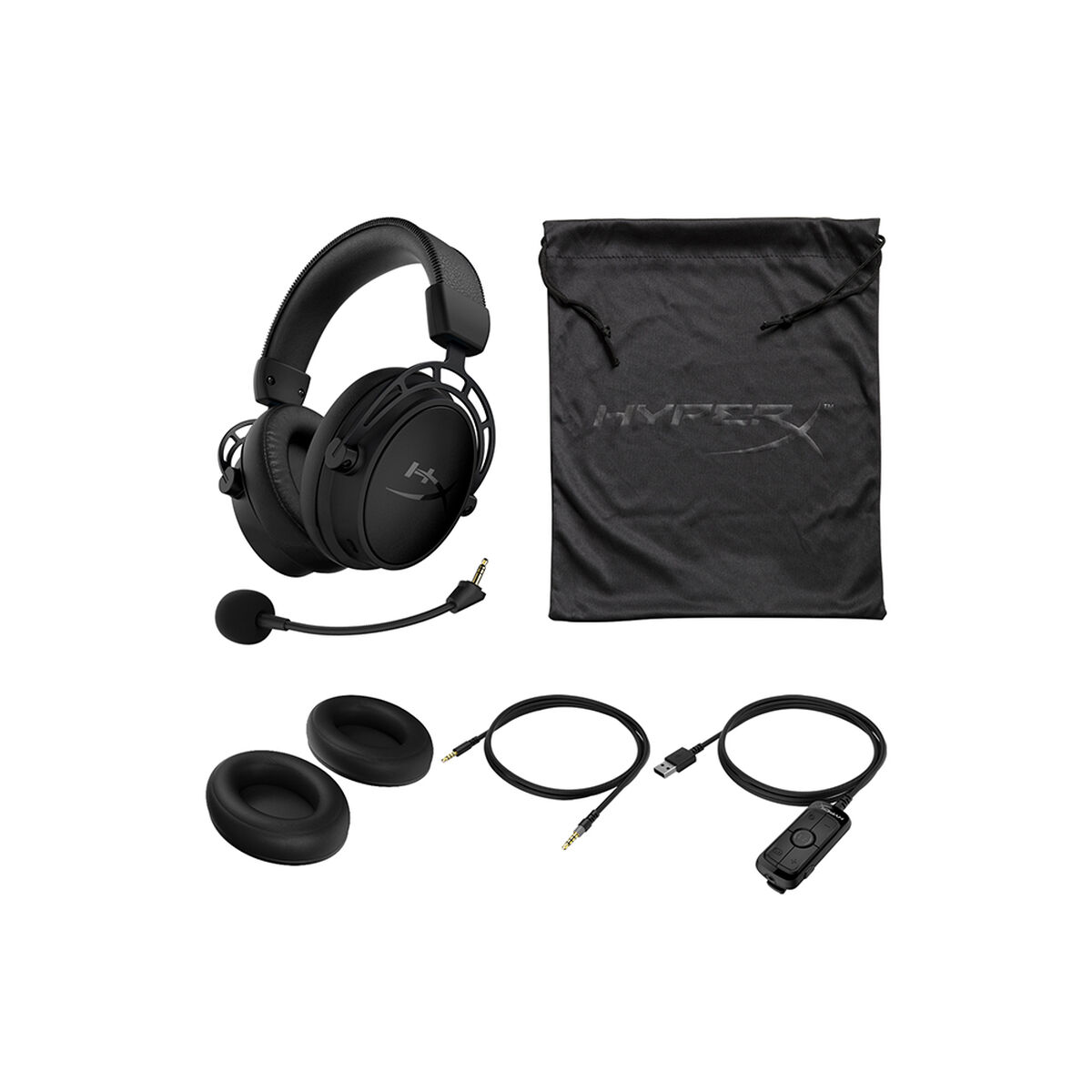 Audífonos Gamer HyperX Cloud Alpha S 7.1 Negros