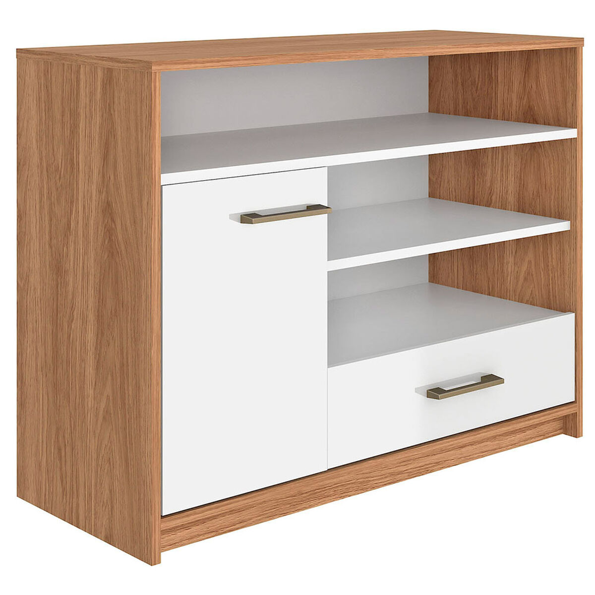 Rack TV Vekkahome Hera Hasta 32" Caf&eacute;