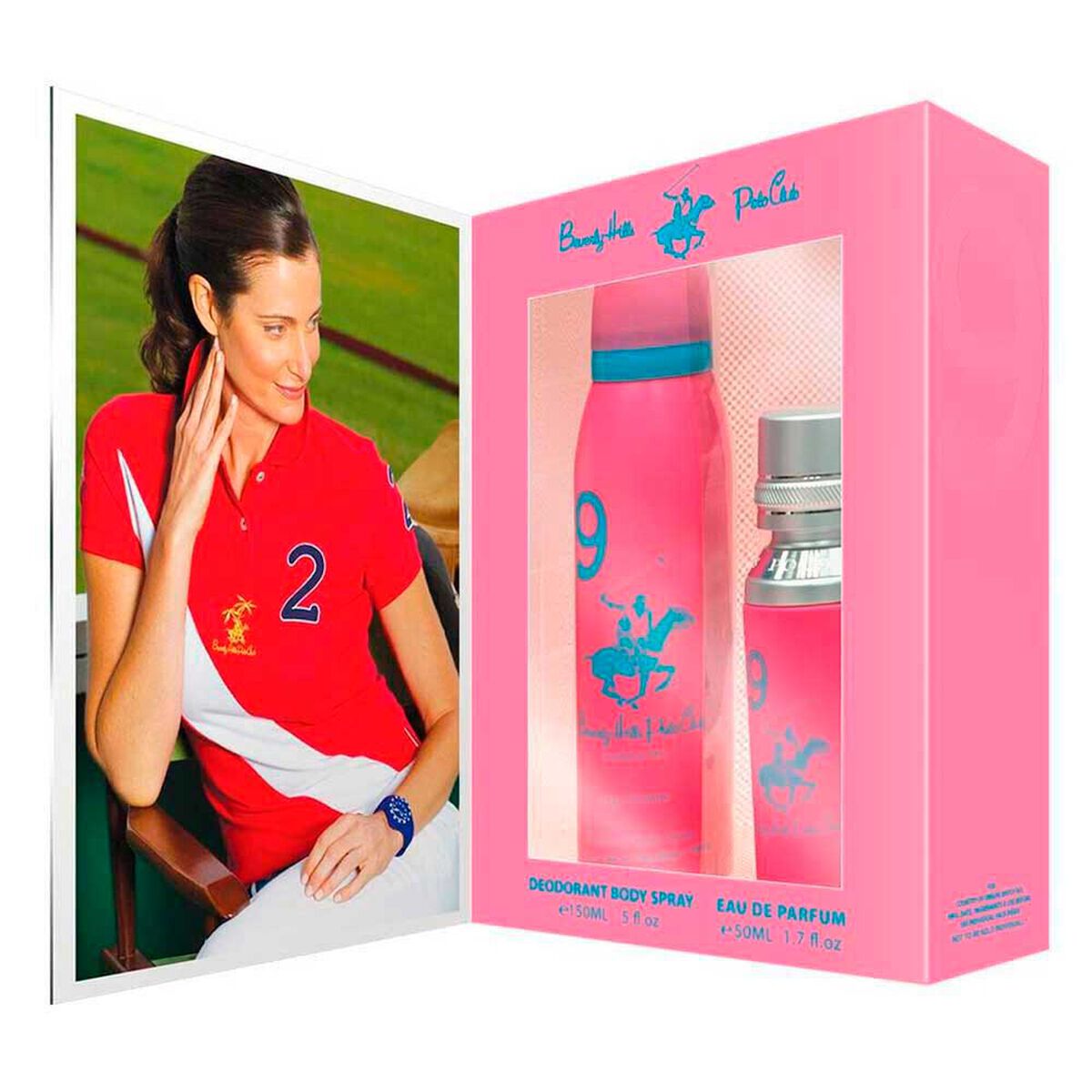 Set Polo Beverly Hills Mujer Nine 50 ML + Desodorante