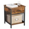 Velador TuHome Metalwood 1 Cajón