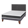Cama Europea CIC 2 Plazas  Ortopedic + Respaldo Eufrates