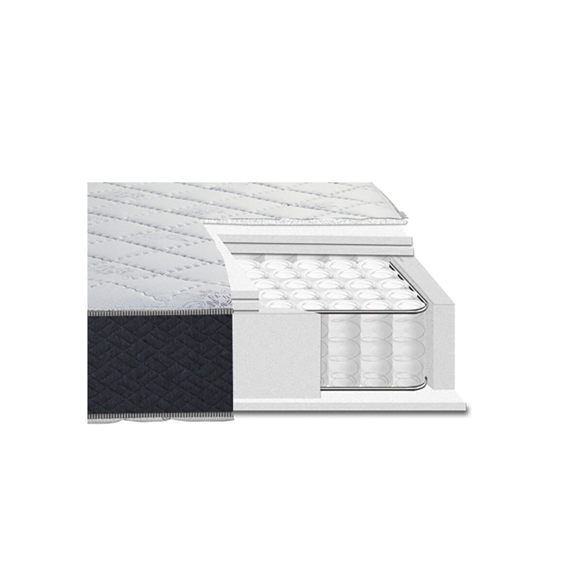Cama Europea Celta 2 Plazas Supreme + Set Textiles