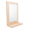 Espejo Rectangular con Repisa TuHome Shaver 35 x 23 cm