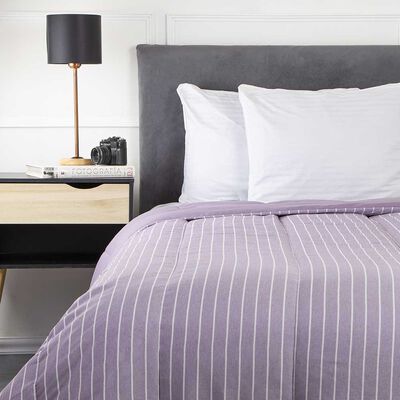 Plumón Soft Touch Estampado Zibel 2 Plazas Liso Berry